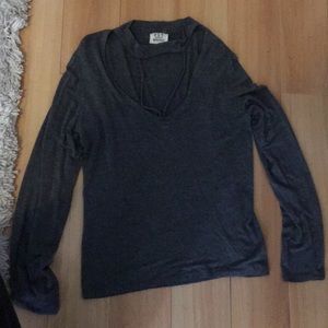 Grey top from Planet Blue